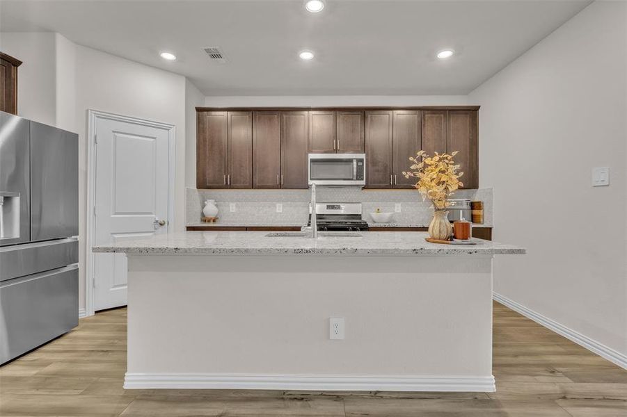 Furnished interior view inside a new home in Briarwood Hills - Highland Series, Forney (Image 18). Furnished interior view inside a new home in Briarwood Hills - Highland Series, Forney (Image 18).
