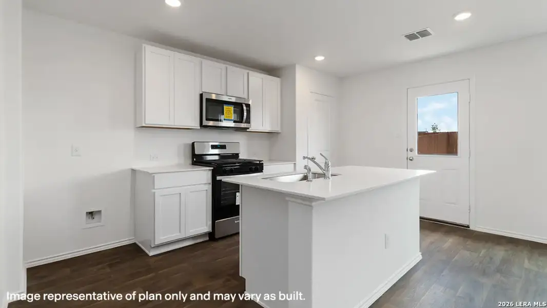 Furnished interior view inside a new home in , Lytle (Image 6).