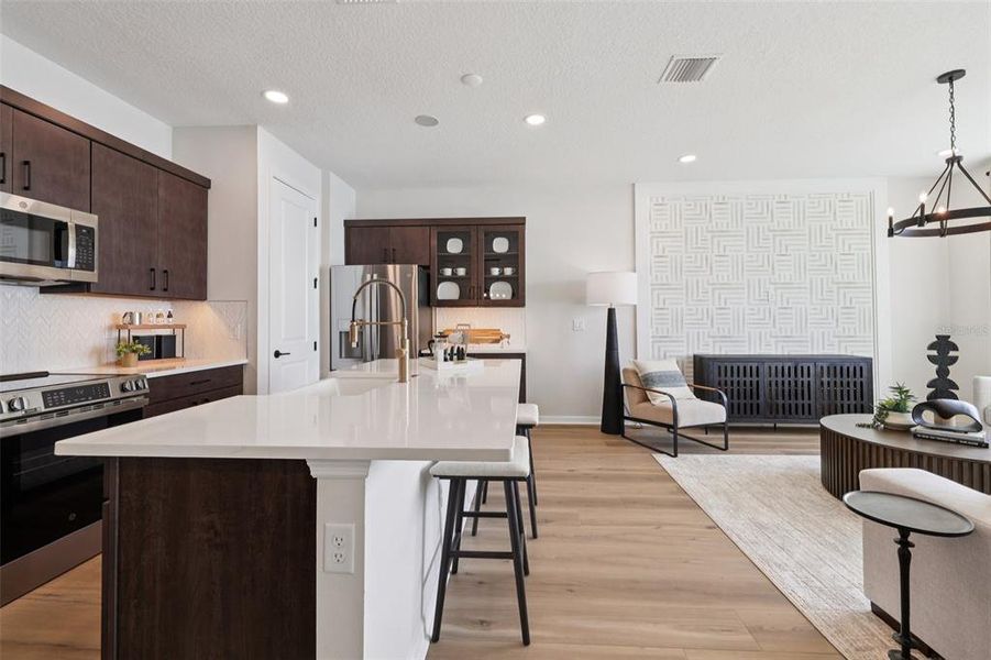 Furnished interior view inside a new home in Isla Mirada, San Antonio (Image 28).