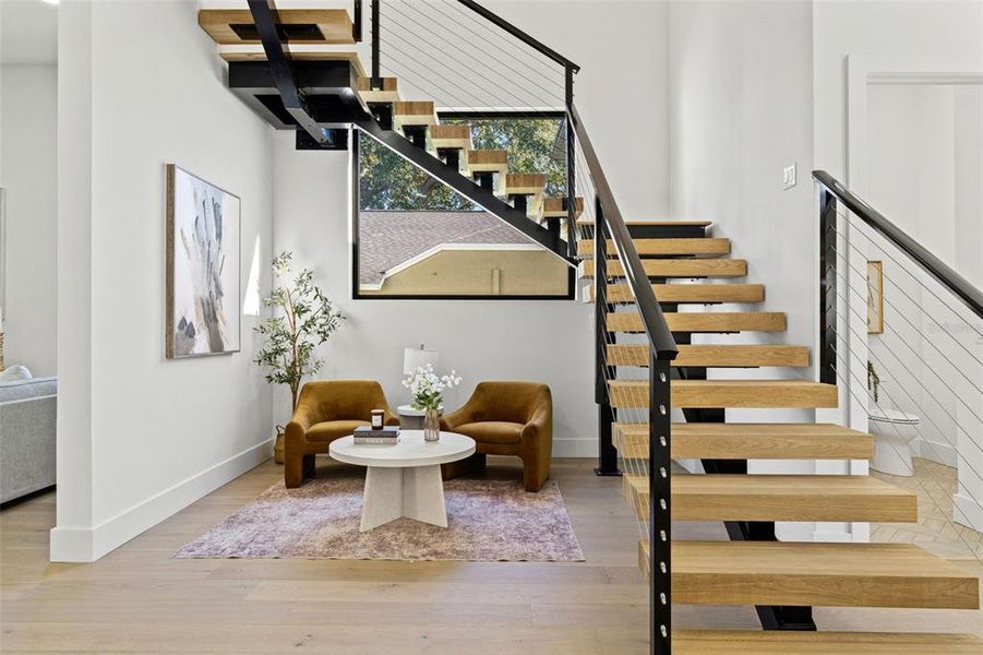 Furnished interior view inside a new home in , Tampa (Image 9). Furnished interior view inside a new home in , Tampa (Image 9).