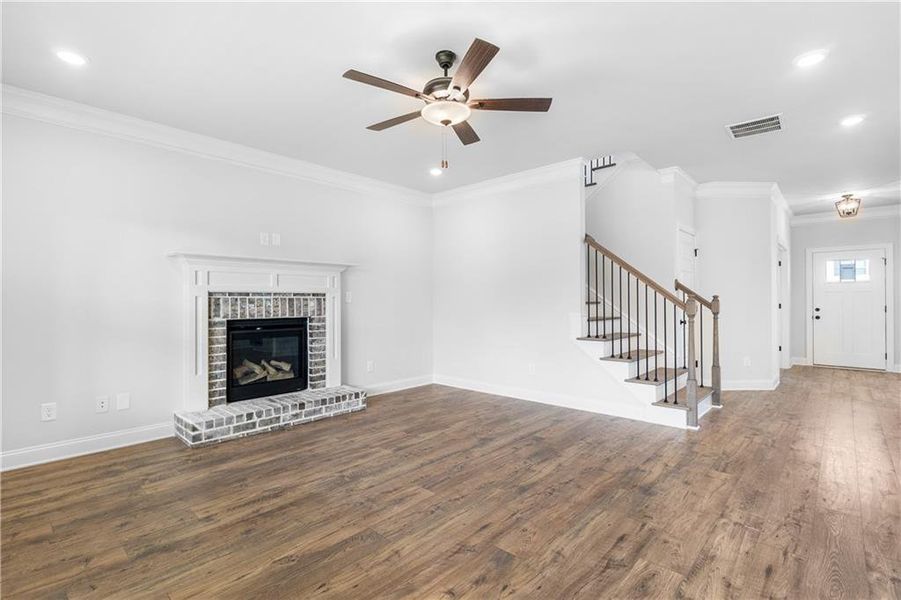 Spacious, unfurnished interior of a new home in Calgary Downs, Winder (Image 39).