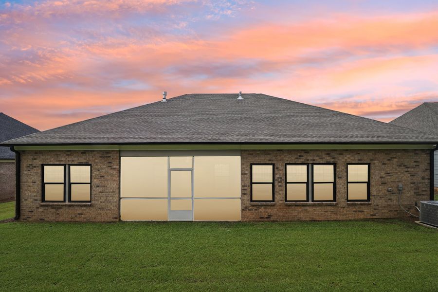 Representative exterior photo of a completed home built from the Ariel II by Great Southern Homes in Collins Cove, Chapin, SC (Image 36).