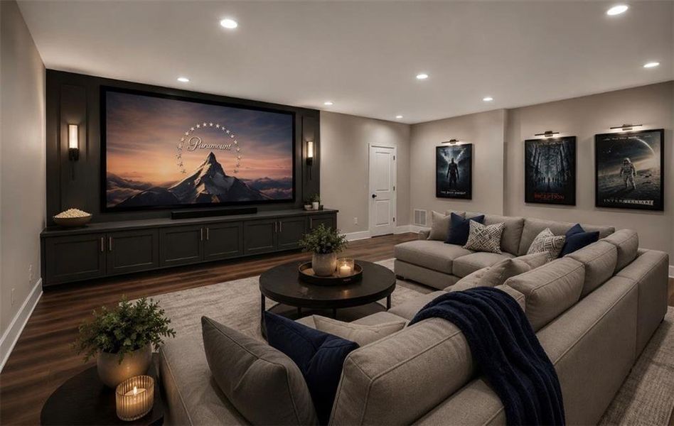 Furnished interior view inside a new home in , Hoschton (Image 16).