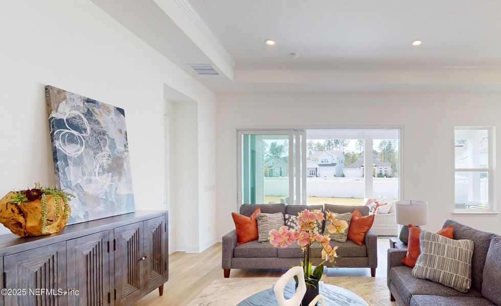 Furnished interior view inside a new home in Courtney Chase, St. Augustine (Image 5). Furnished interior view inside a new home in Courtney Chase, St. Augustine (Image 5).