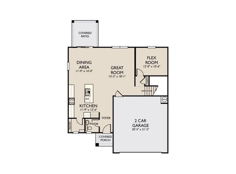 2D floor plan layout of this home in Ascent at Arbor Ridge, La Vergne, TN (Image 4). 2D floor plan layout of this home in Ascent at Arbor Ridge, La Vergne, TN (Image 4).