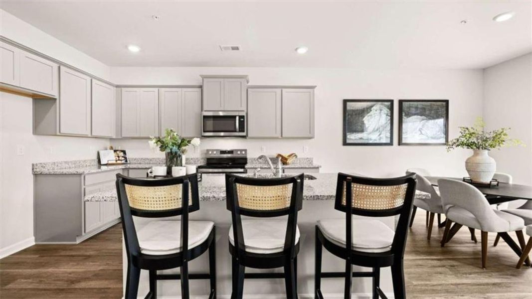 Furnished interior view inside a new home in Echo Glen, Stockbridge (Image 6). Furnished interior view inside a new home in Echo Glen, Stockbridge (Image 6).