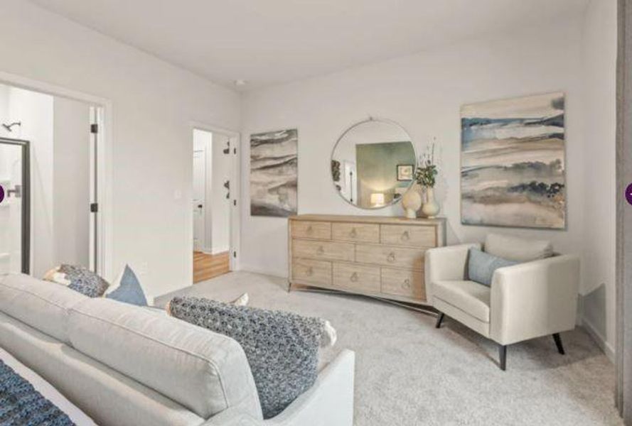 Furnished interior view inside a new home in The Estates at Gainesville Township, Gainesville (Image 4).