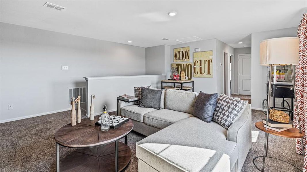 Furnished interior view inside a new home in Bella Vista, Granbury (Image 31).