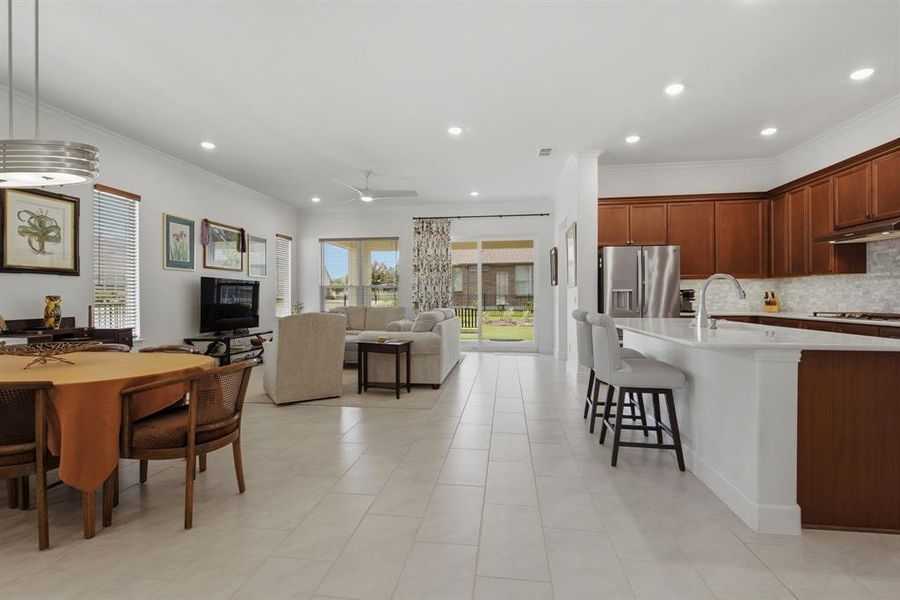 Furnished interior view inside a new home in , Denton (Image 19).