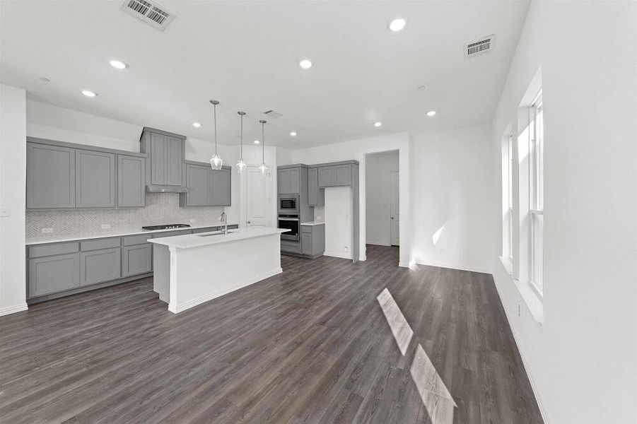 Rice Kitchen Dining Area Townhome by Ashton Woods