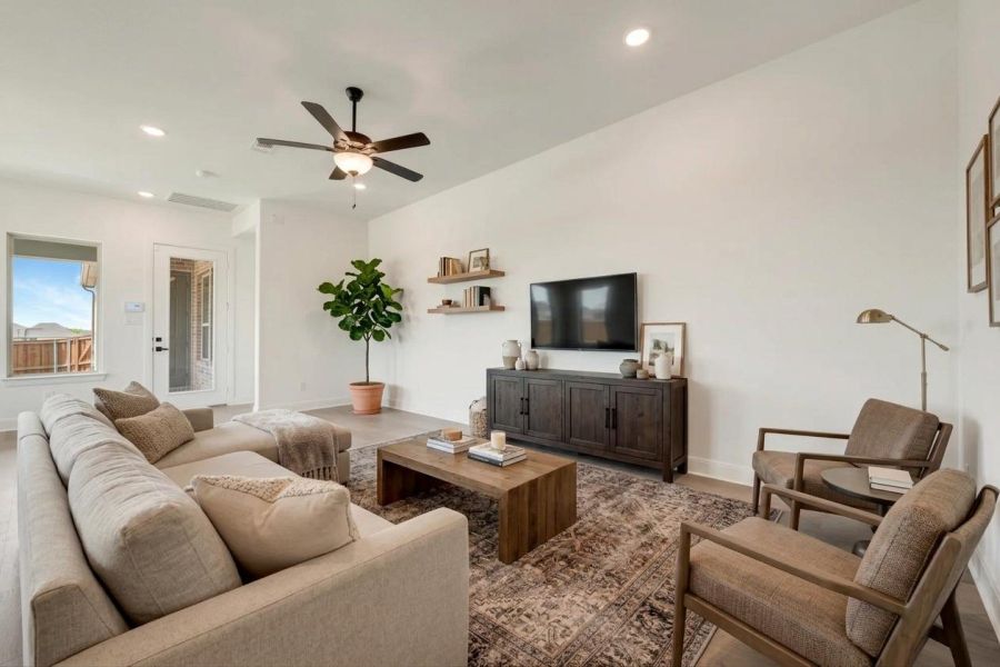 Furnished interior view inside a new home in Elements at Viridian - Signature Series, Arlington (Image 6).