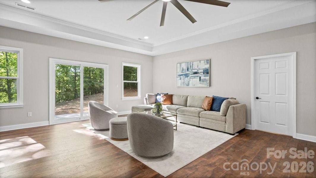Furnished interior view inside a new home in , Dallas (Image 17).
