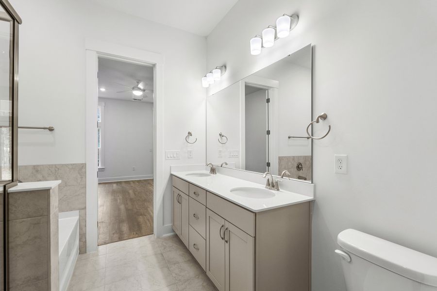Furnished interior view inside a new home in Long Bay Golf Club, Longs (Image 9).