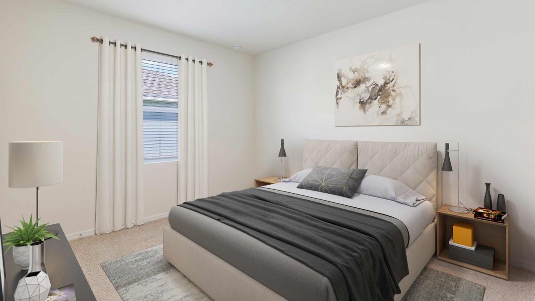 Furnished interior view inside a new home in Farm at Varrea, Plant City (Image 10).