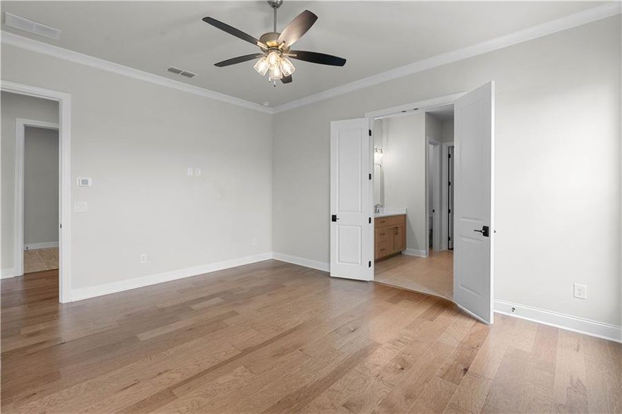 Spacious, unfurnished interior of a new home in Promenade at Sawnee Village, Cumming (Image 18).