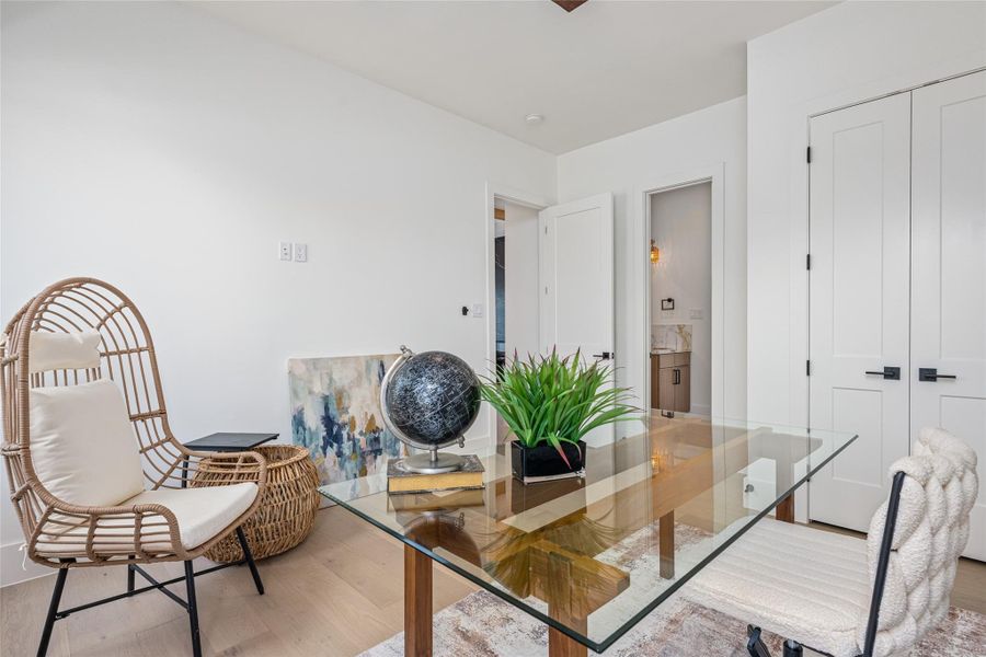 Furnished interior view inside a new home in , Stafford (Image 14).