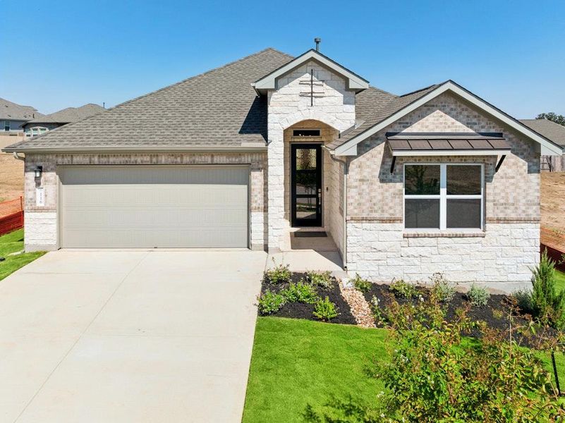 Exterior details and patio area of a home in The Colony, Bastrop (Image 18). Exterior details and patio area of a home in The Colony, Bastrop (Image 18).