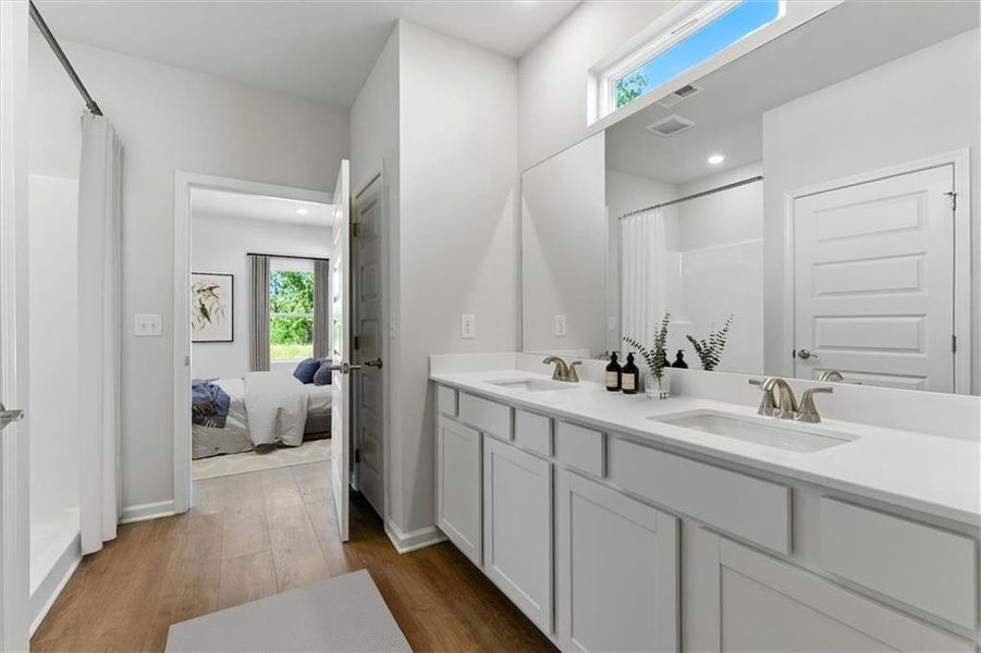 Furnished interior view inside a new home in , Rockmart (Image 4).