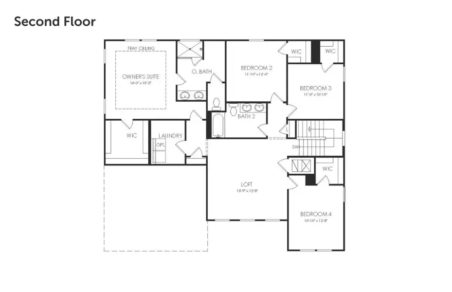 2D floor plan layout for the Foxwood by John Wieland in Iverly, Canton, GA (Image 3). 2D floor plan layout for the Foxwood by John Wieland in Iverly, Canton, GA (Image 3).