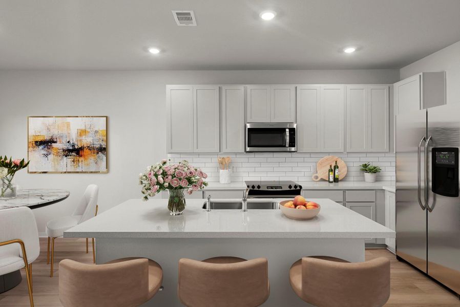 Furnished interior view inside a new home in Creekhaven, Rosharon (Image 5).