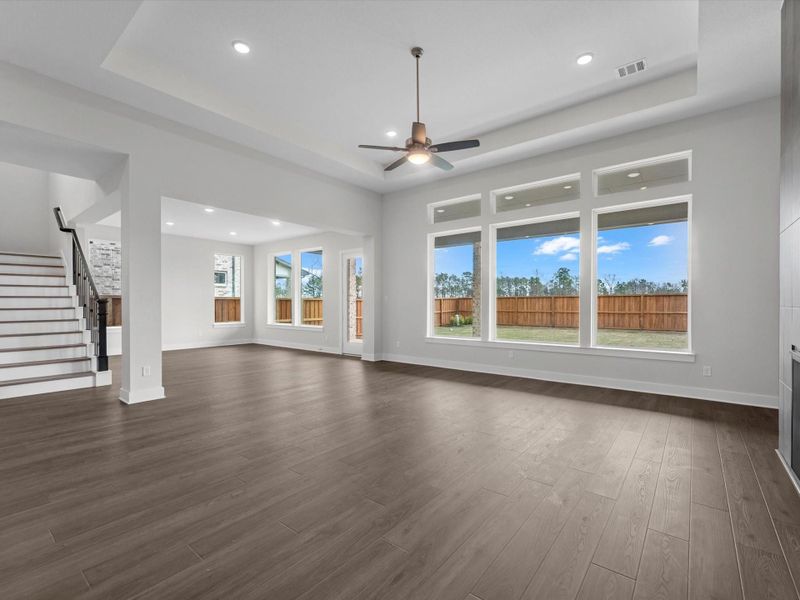 Spacious, unfurnished interior of a new home in Woodson’s Reserve, Spring (Image 13).