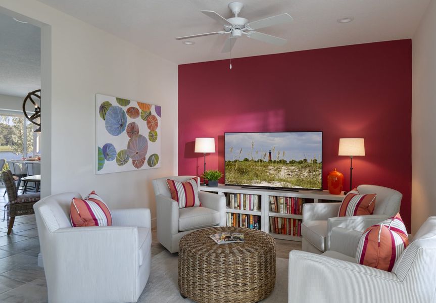 Representative furnished interior of a home built from the Honor by Neal Communities in Wildleaf, Parrish (Image 19). Representative furnished interior of a home built from the Honor by Neal Communities in Wildleaf, Parrish (Image 19).