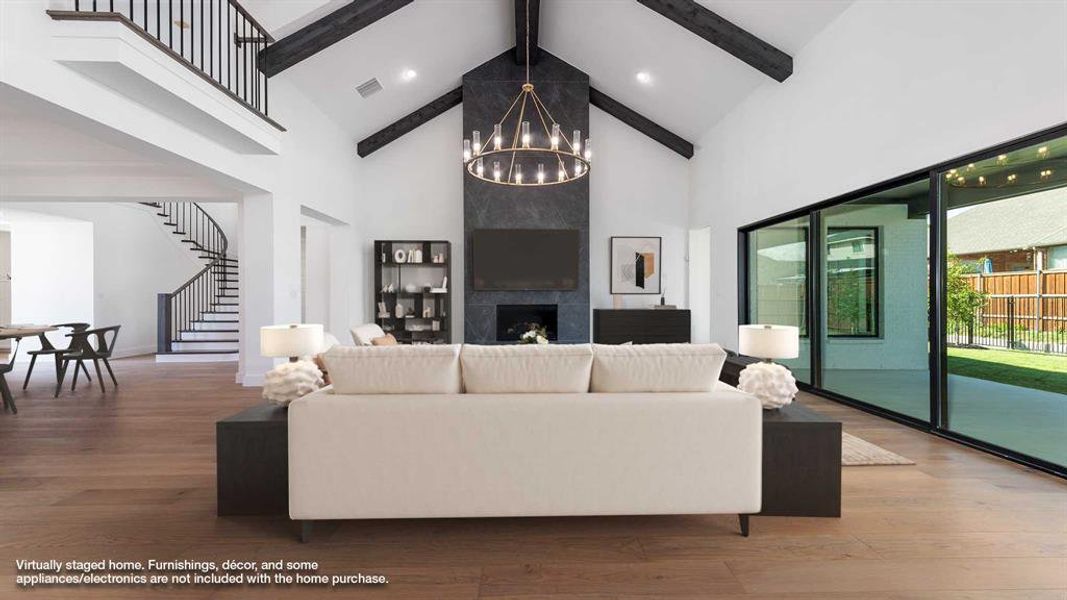 Furnished interior view inside a new home in Adkins Park 70', Hurst (Image 6).