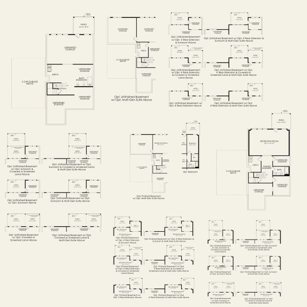 2D floor plan layout for the Northridge by Pulte Homes in Kinsdale, Lancaster, SC (Image 25).