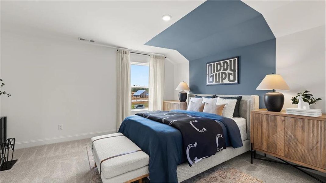 Furnished interior view inside a new home in The Court at Gainesville Township, Gainesville (Image 3).