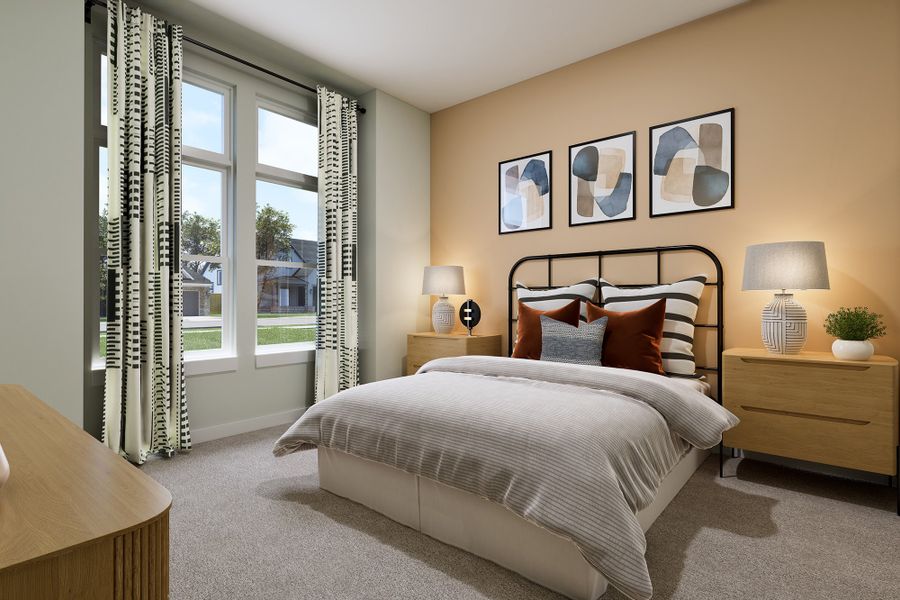 Representative furnished interior of a home built from the The Aspen by David Weekley Homes in Meyer Ranch – Select Reserve Series, Canyon Lake (Image 4).