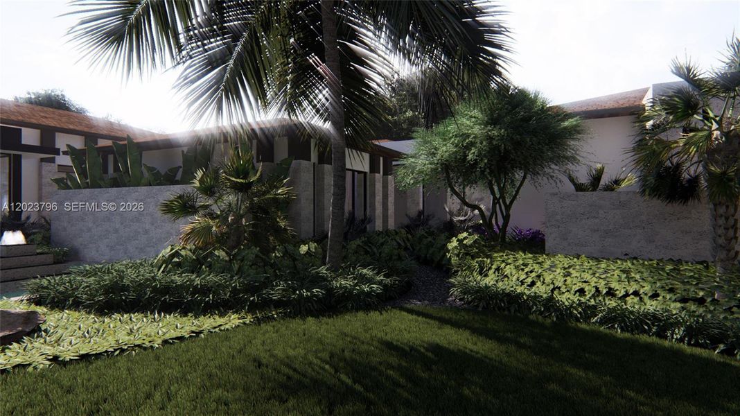 Exterior details and patio area of a home in , Jupiter Island (Image 4). Exterior details and patio area of a home in , Jupiter Island (Image 4).