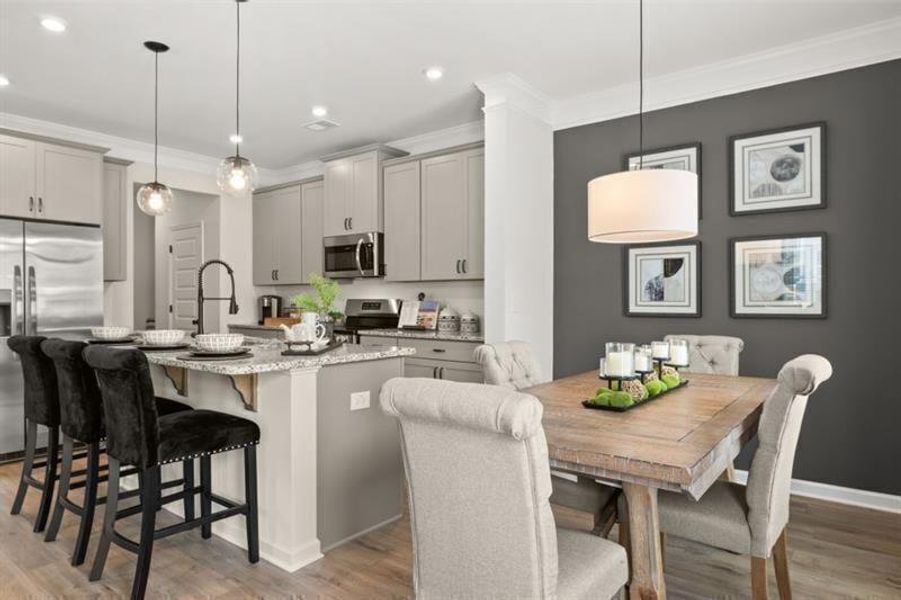 Furnished interior view inside a new home in Jameson Towns, Villa Rica (Image 12).