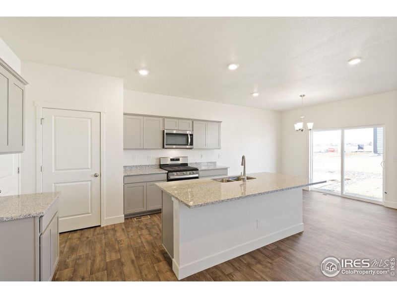 Furnished interior view inside a new home in Ridge at Johnstown, Johnstown (Image 9).