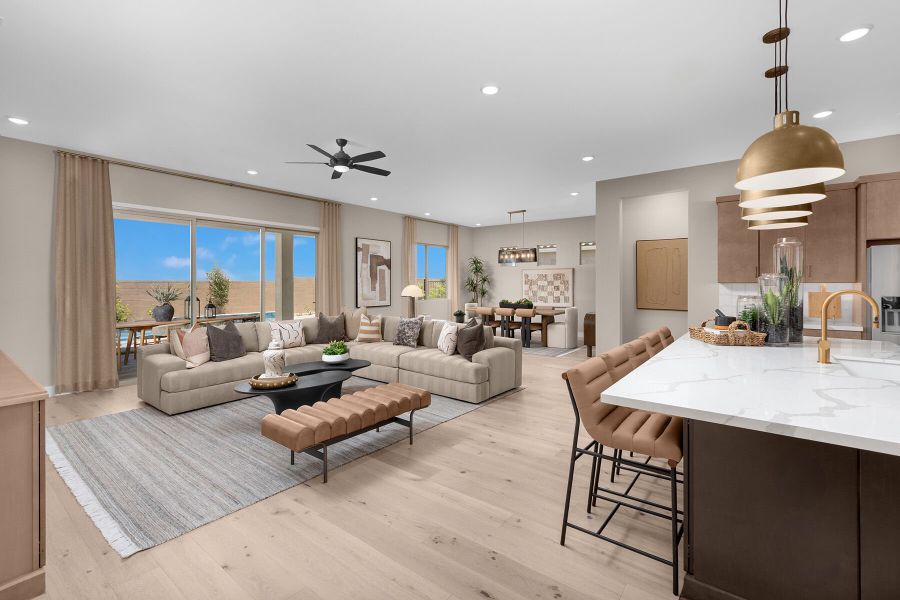 Representative furnished interior of a home built from the Crimson by Mattamy Homes in Rosewood Heights, San Tan Valley (Image 8).