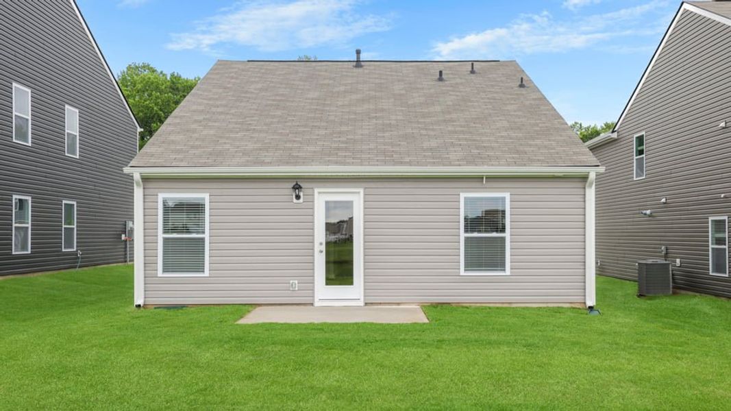 Exterior details and patio area of a home in Durbin Meadows, Fountain Inn (Image 3).