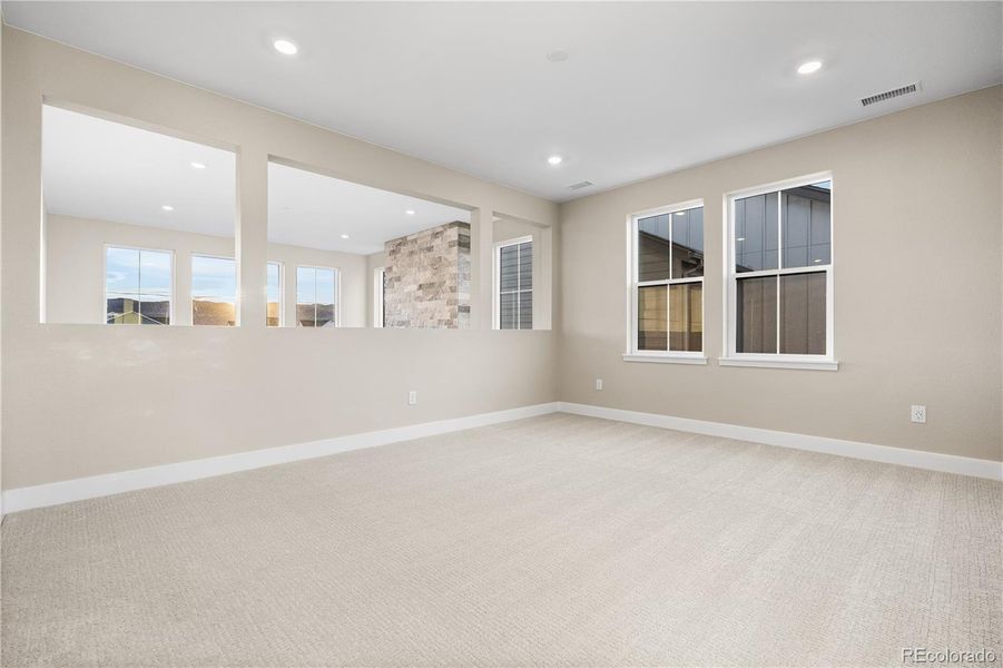 Spacious, unfurnished interior of a new home in Stargaze at Solstice, Littleton (Image 33).