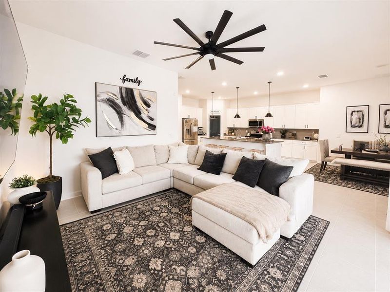 Furnished interior view inside a new home in Providence, Davenport (Image 5).
