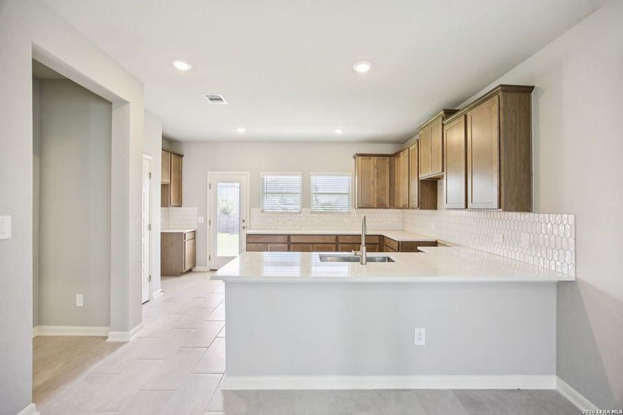 Furnished interior view inside a new home in Kallison Ranch, San Antonio (Image 15). Furnished interior view inside a new home in Kallison Ranch, San Antonio (Image 15).
