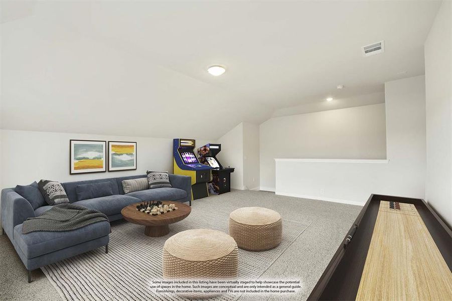 Furnished interior view inside a new home in Heartland Elements, Heartland (Image 5). Furnished interior view inside a new home in Heartland Elements, Heartland (Image 5).