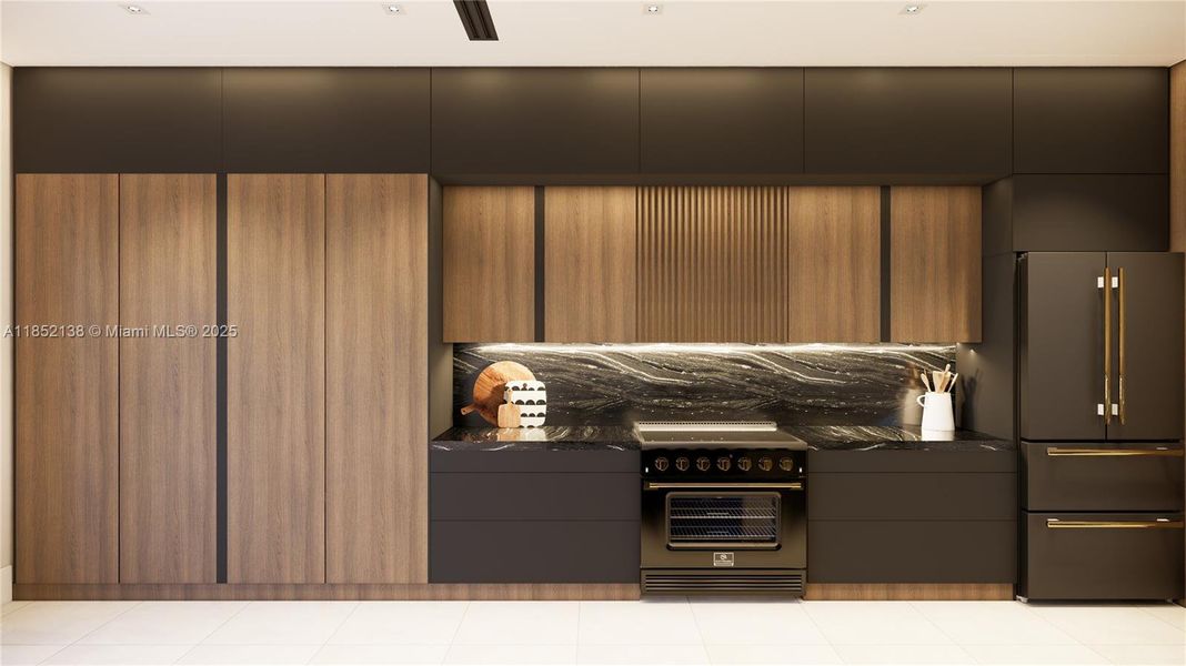 Furnished interior view inside a new home in , Miami (Image 31).