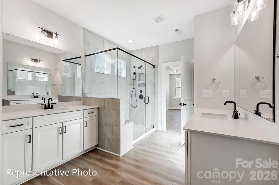 Furnished interior view inside a new home in Heritage - 55+ Community, Indian Trail (Image 11). Furnished interior view inside a new home in Heritage - 55+ Community, Indian Trail (Image 11).