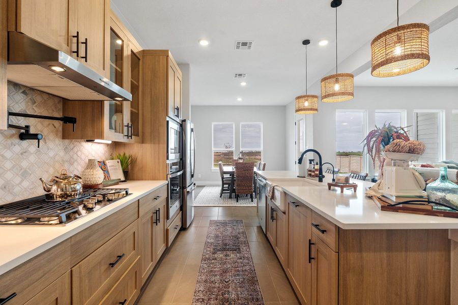 Furnished interior view inside a new home in Highland Village, Georgetown (Image 34). Furnished interior view inside a new home in Highland Village, Georgetown (Image 34).