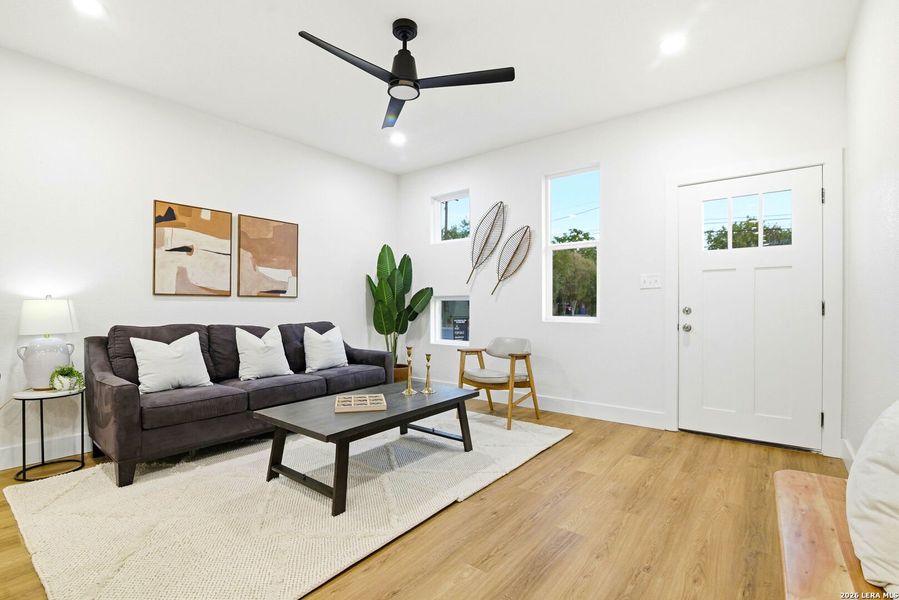 Furnished interior view inside a new home in , San Antonio (Image 15).
