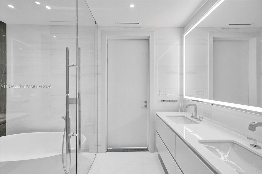 Furnished interior view inside a new home in , Miami (Image 14).