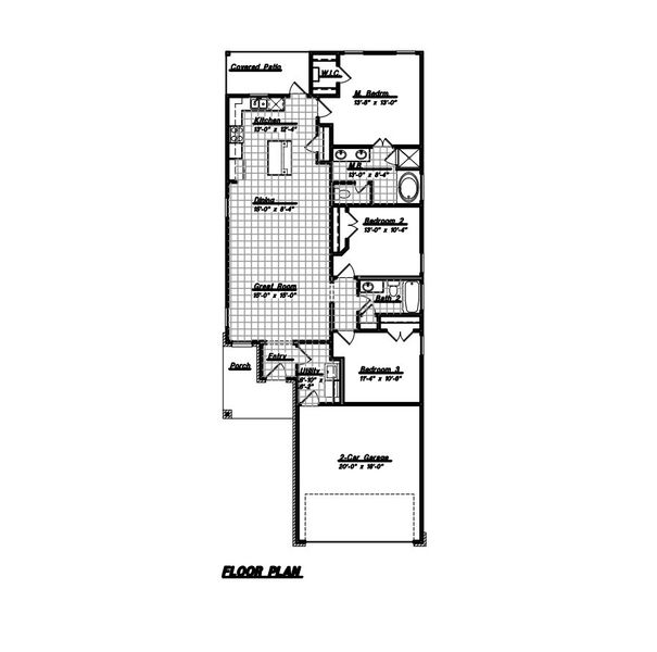 2D floor plan layout for the Plan 1378 by Cyrene Homes in La Segarra, Brookshire, TX (Image 3). 2D floor plan layout for the Plan 1378 by Cyrene Homes in La Segarra, Brookshire, TX (Image 3).
