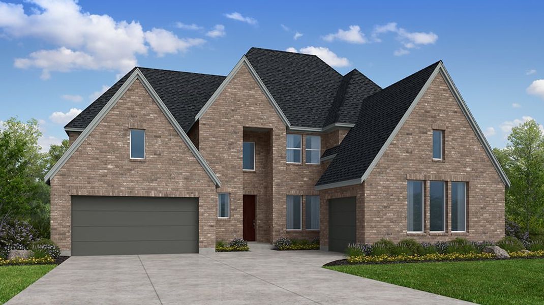 Representative exterior photo of a completed home built from the Kingston by Taylor Morrison in The Ridge at Northlake 70s, Northlake, TX (Image 18).