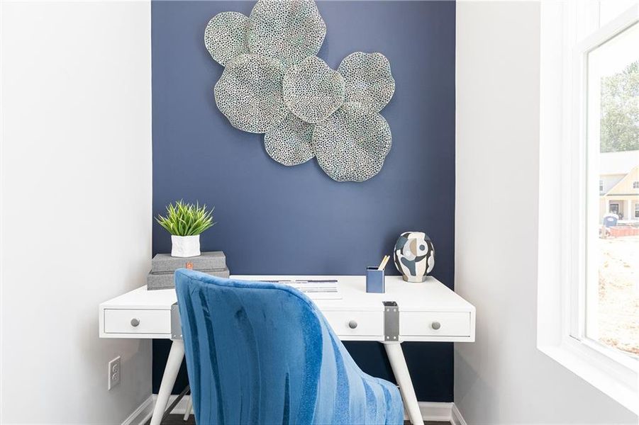 Furnished interior view inside a new home in Madison at Buice Lake, Acworth (Image 24).