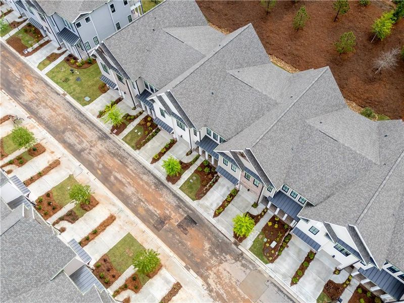 Furnished interior view inside a new home in Waterside Condos, Peachtree Corners (Image 3).