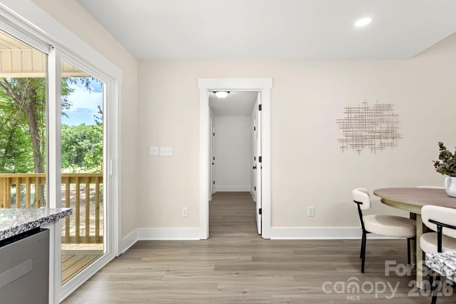 Furnished interior view inside a new home in , York (Image 16).