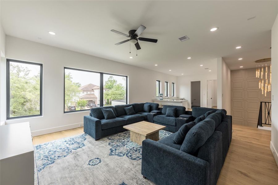Furnished interior view inside a new home in , Houston (Image 40). Furnished interior view inside a new home in , Houston (Image 40).